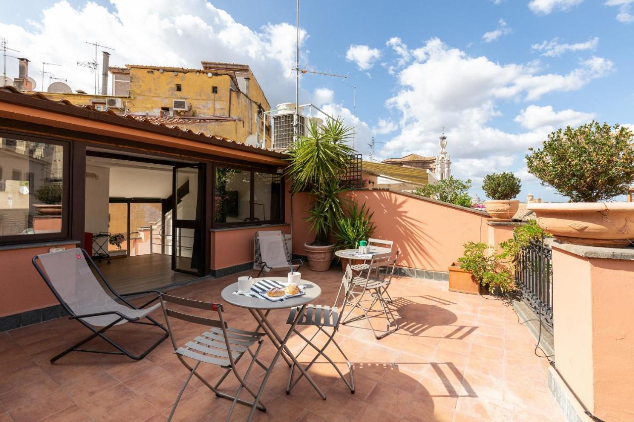 Rome As You Feel - Penthouse Apartment With Terrace On Spanish Steps エクステリア 写真